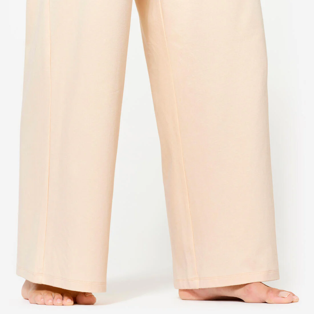 Pantalón flare fitness 520 Mujer Domyos blanco roto - Image 6