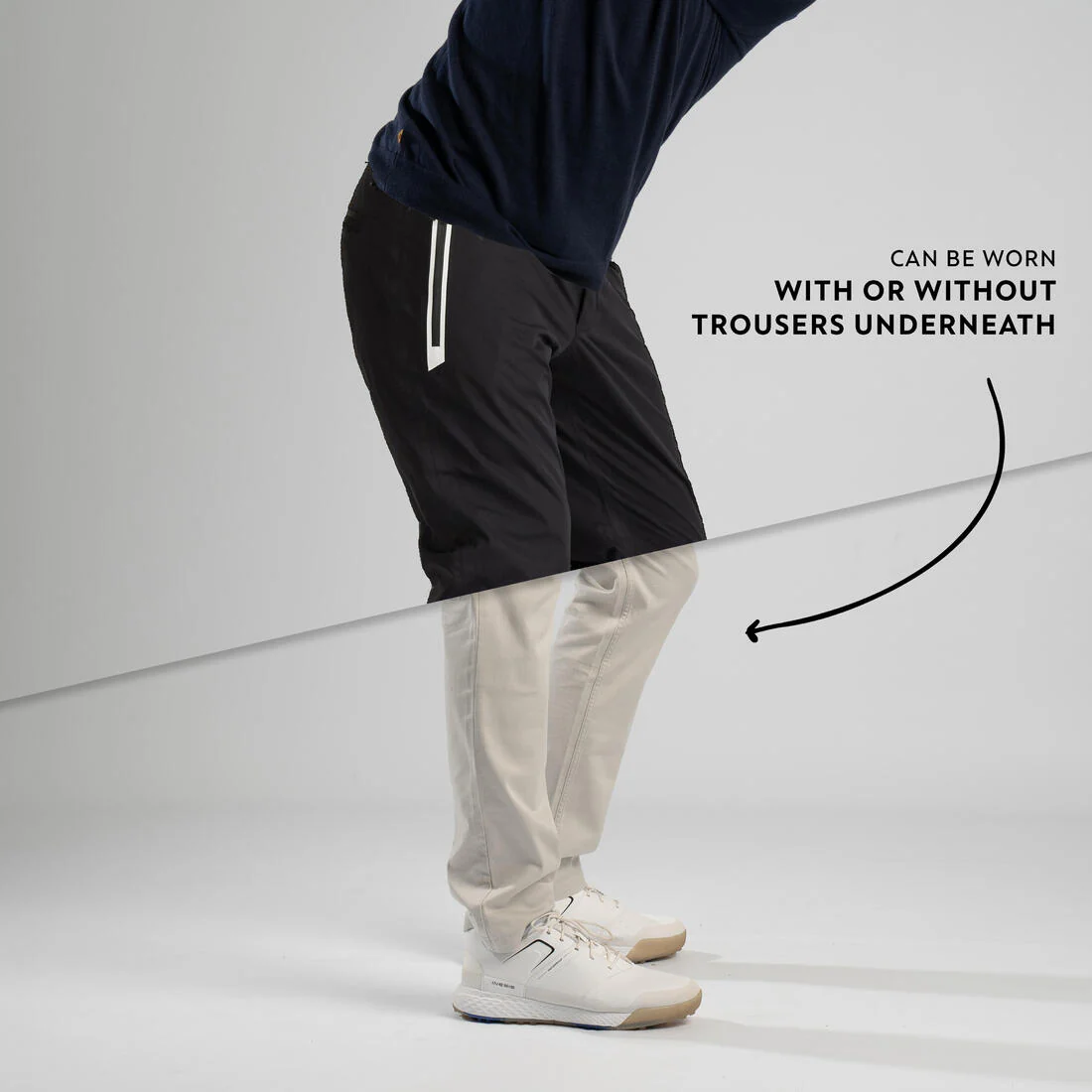 Pantalón golf lluvia Hombre Inesis RW500 azul marino - Image 3