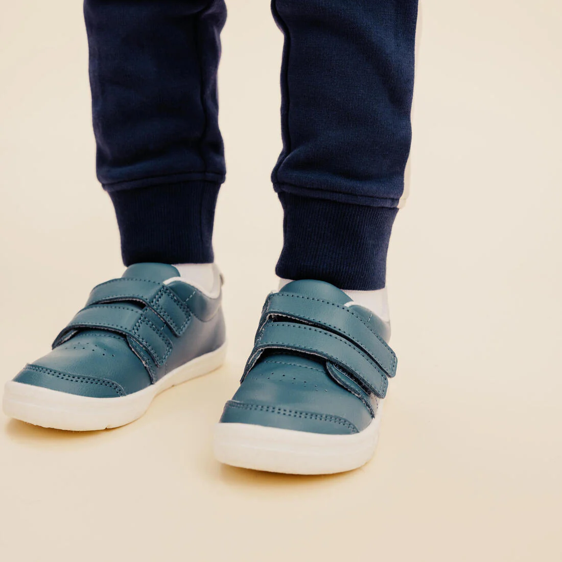 Pantalón Jogger Bebé Azul-Beis Cálido - Image 4