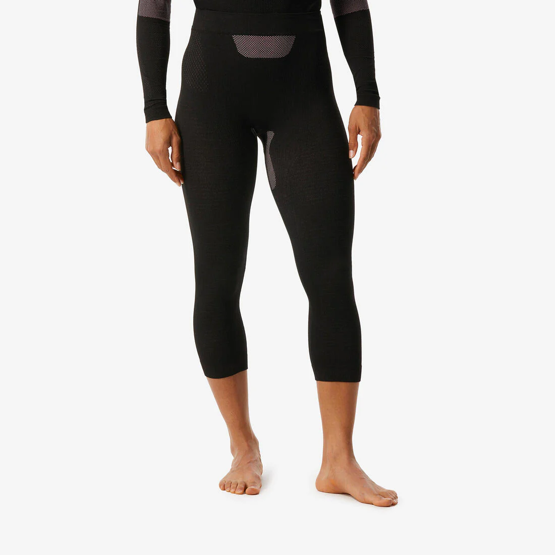 Pantalón térmico interior de esquí y nieve seamless Mujer Wedze SKI580