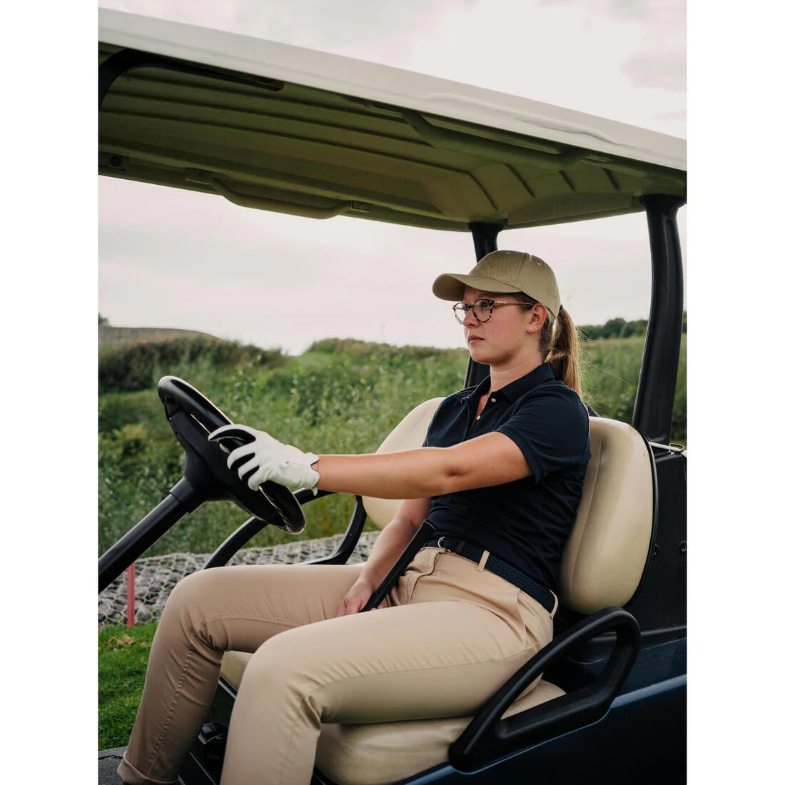 Pantalones chinos de golf algodón mujer, MW500 - Image 12