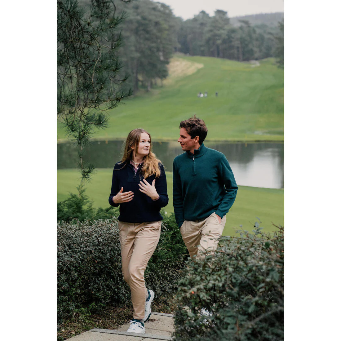 Pantalones chinos de golf algodón mujer, MW500 - Image 13