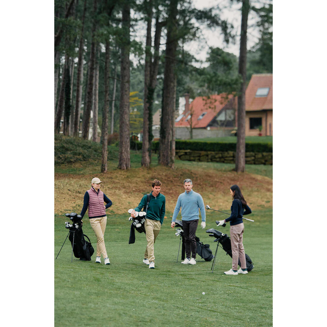 Pantalones chinos de golf algodón mujer, MW500 - Image 14