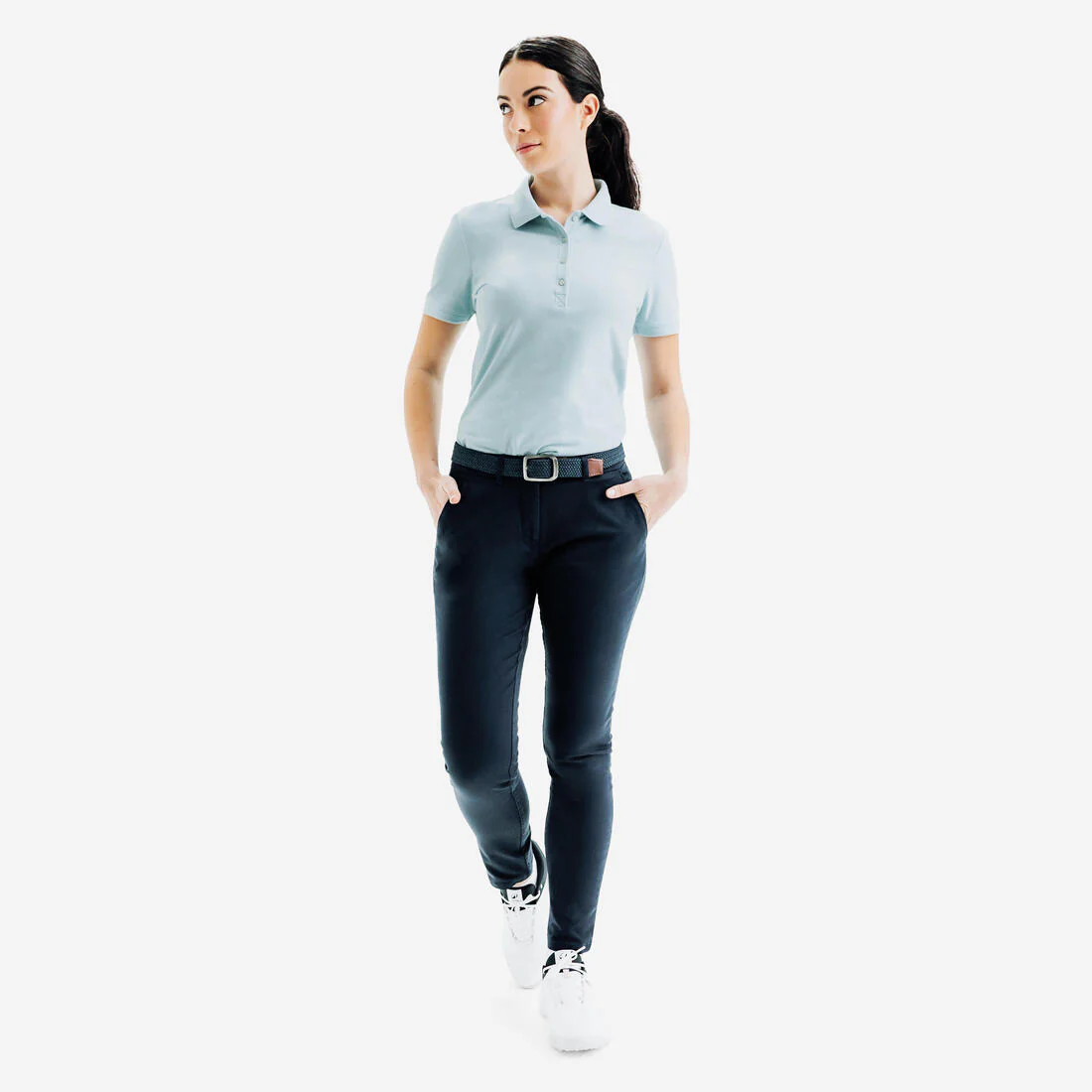 Pantalones chinos de golf algodón mujer, MW500 - Image 3