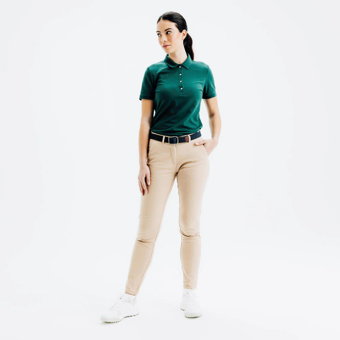 Pantalones chinos de golf algodón mujer, MW500 - Image 4