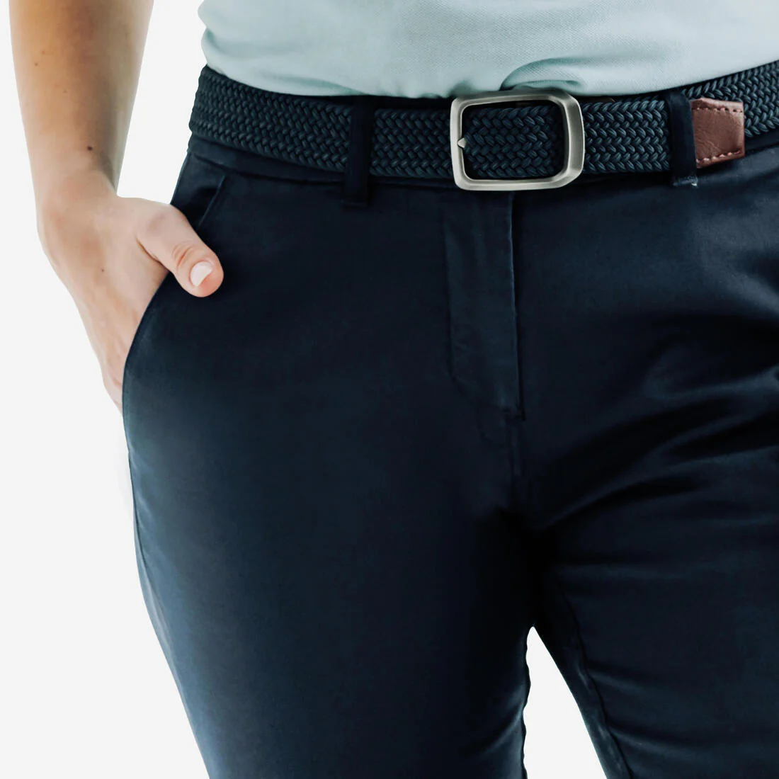 Pantalones chinos de golf algodón mujer, MW500 - Image 6