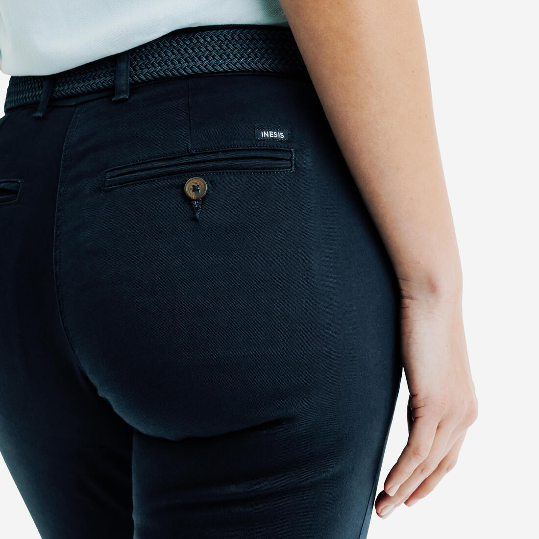 Pantalones chinos de golf algodón mujer, MW500 - Image 9