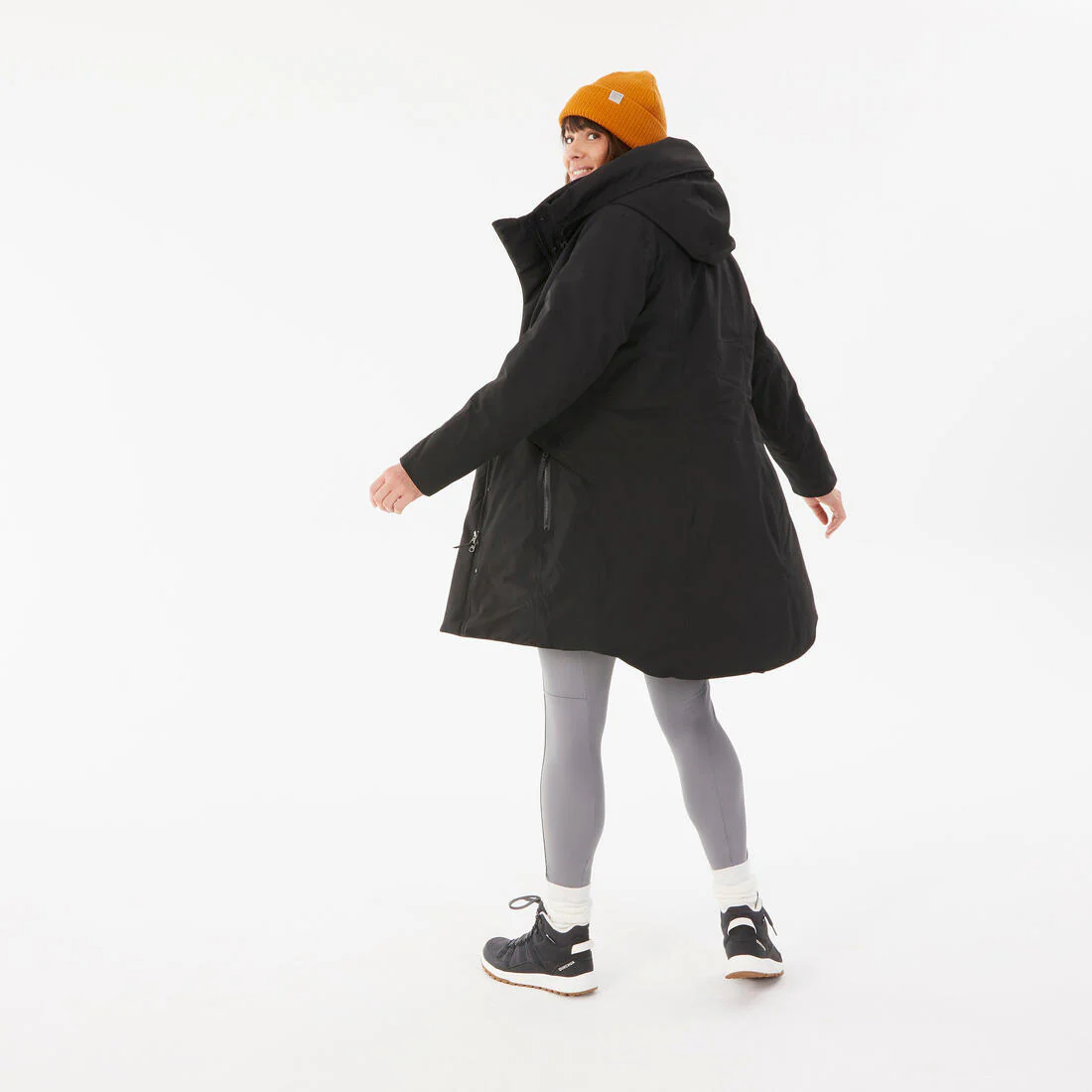 Parka de montaña y nieve impermeable Mujer Quechua NH500 - Image 3