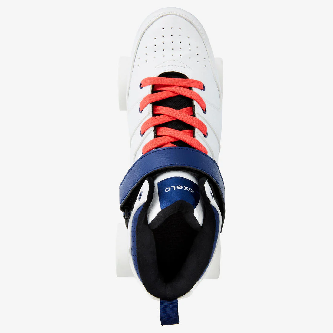 Patines 4 Ruedas Mujer y Hombre Oxelo Quad 100 Blanco - Image 11