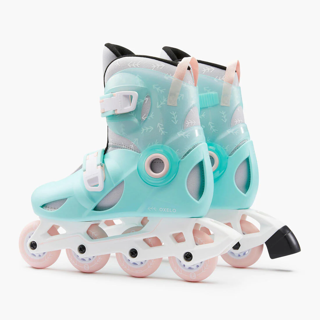 Patines Línea Niños Oxelo Ajustable 3 tallas Play 5 Menta - Image 10