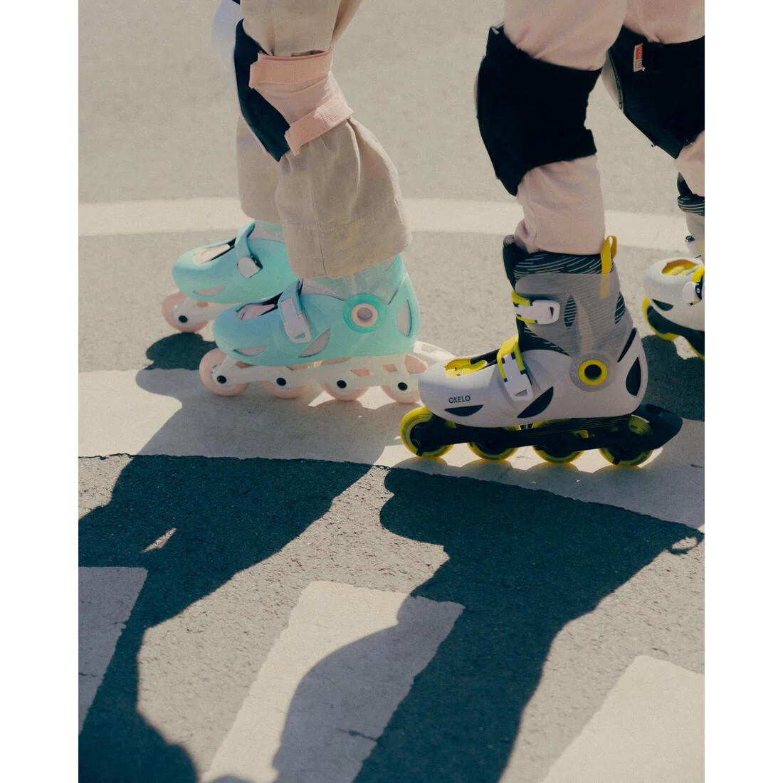 Patines Línea Niños Oxelo Ajustable 3 tallas Play 5 Menta - Image 25