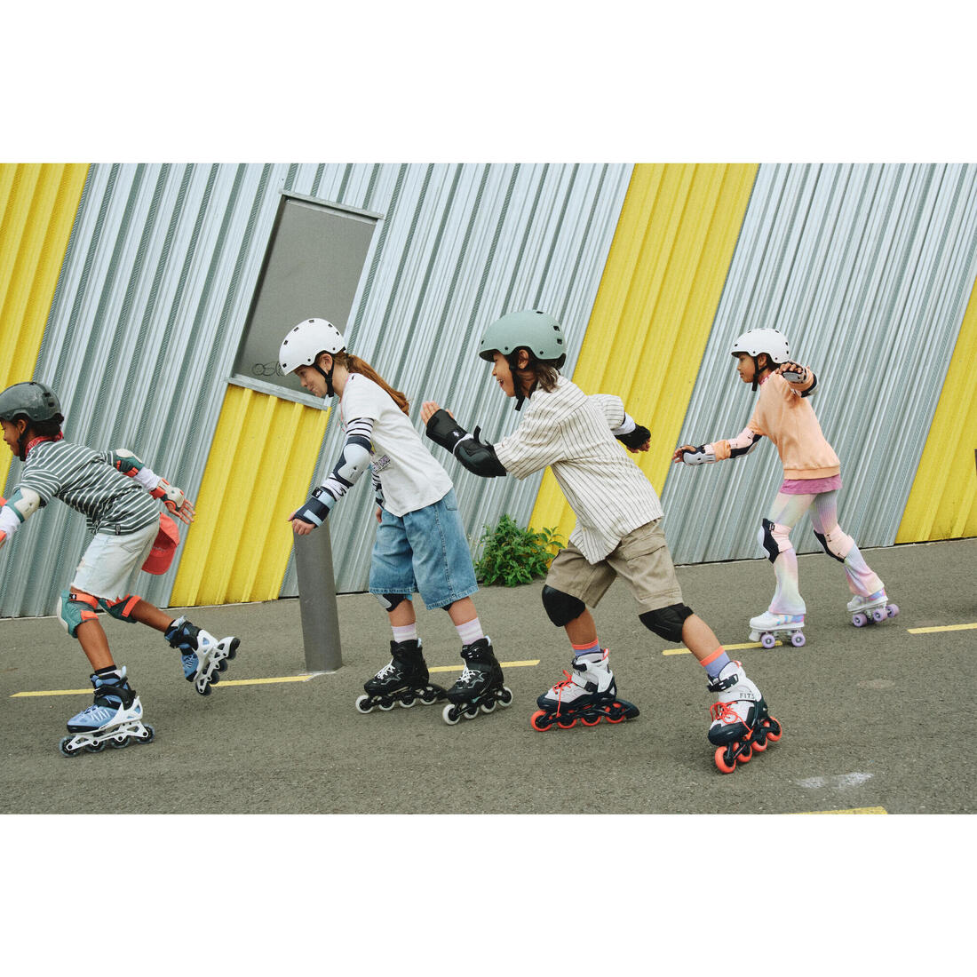 Patines Línea Niños Oxelo Ajustable 4 tallas Fit 5 - Image 27