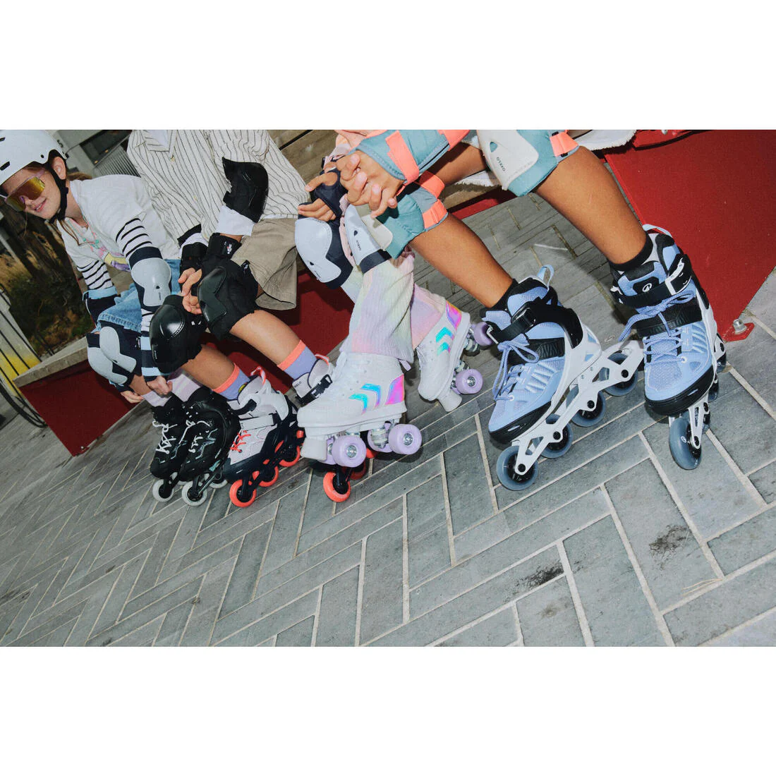 Patines Línea Niños Oxelo Ajustable 4 tallas Fit 5 - Image 33