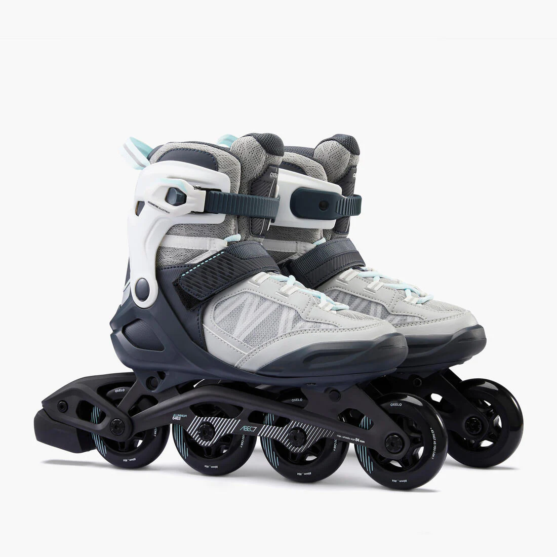 Patines Línea Oxelo Roller Fitness FIT500 Gris - Image 2