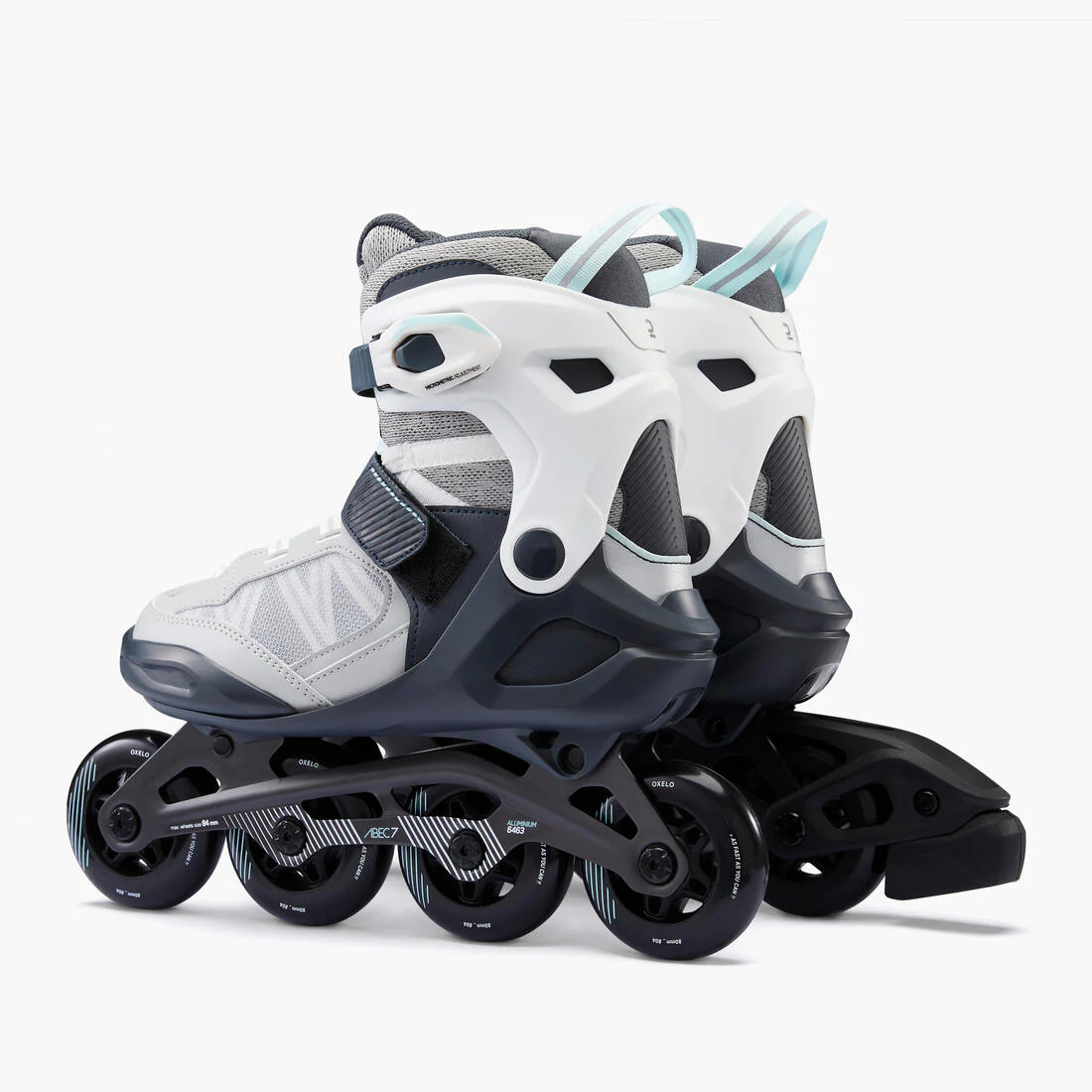 Patines Línea Oxelo Roller Fitness FIT500 Gris - Image 5