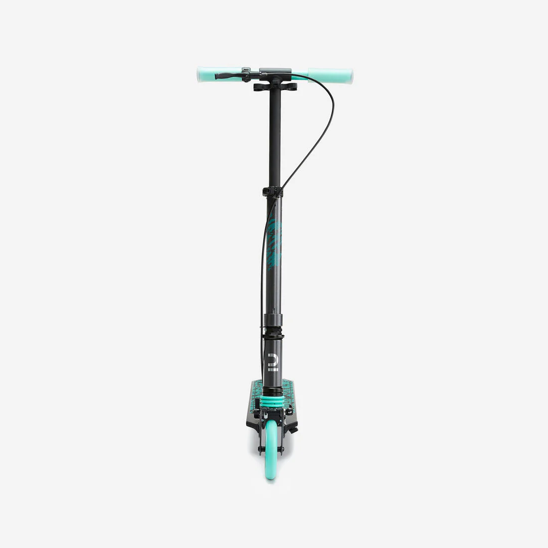 Patinete Ajustable Scooter Niños Oxelo MID5 Gris Menta con freno en manillar - Image 3
