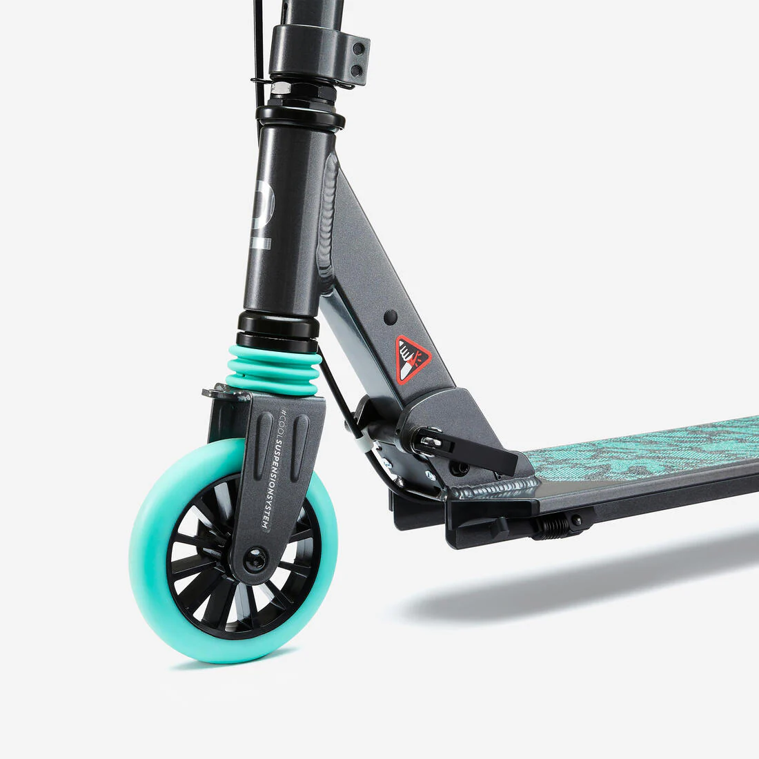 Patinete Ajustable Scooter Niños Oxelo MID5 Gris Menta con freno en manillar - Image 7