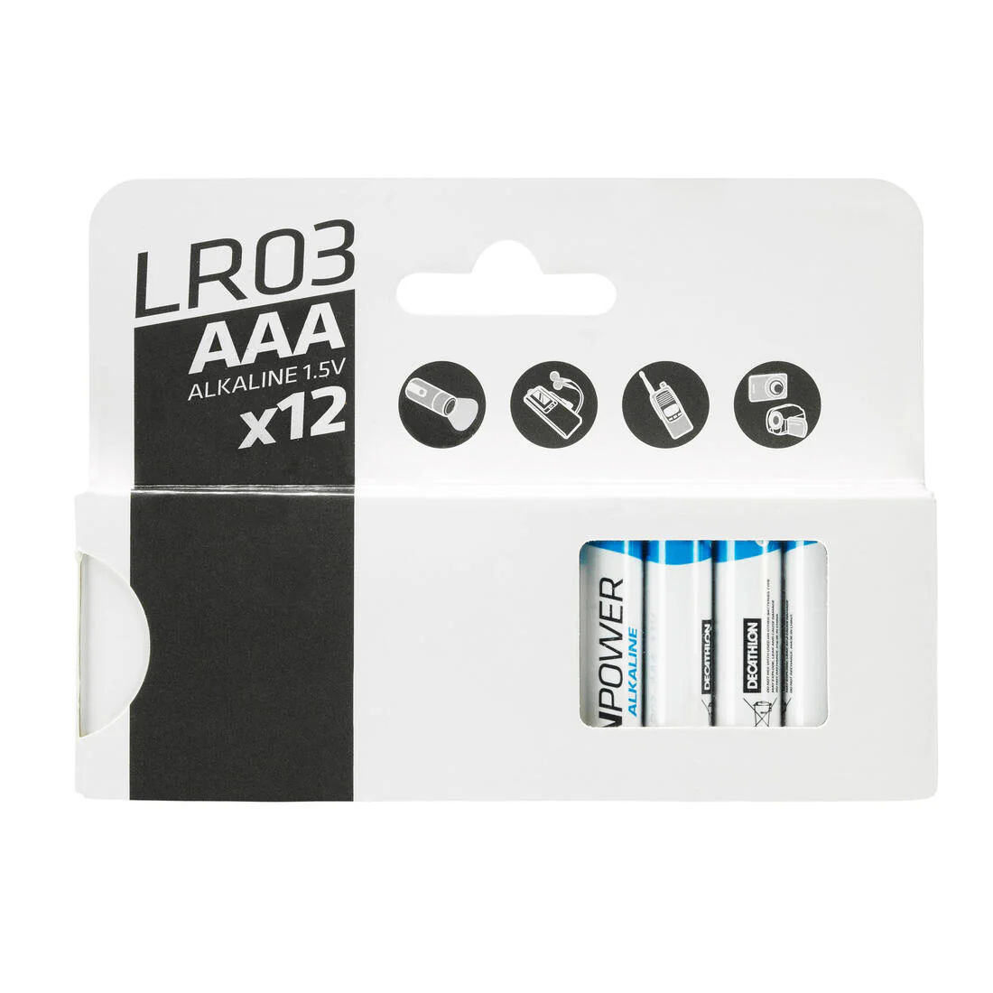 Pilas Alcalinas Camping Forclaz AAA LR03 Lote x12 Unidades - Image 3