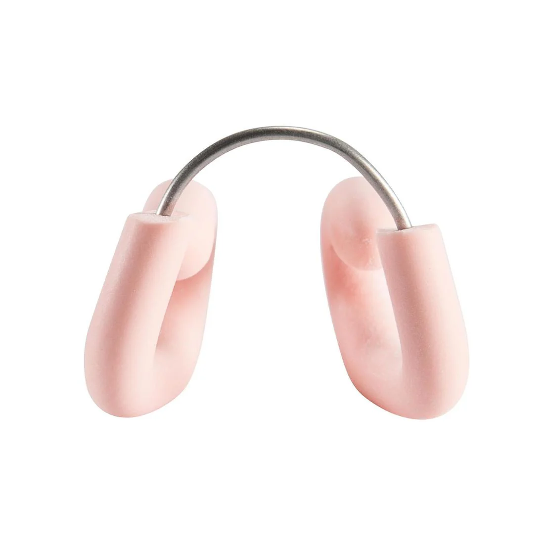 Pinza Nariz Natación Rosa Pastel Acero Inoxidable + Látex Ajustable - Image 3