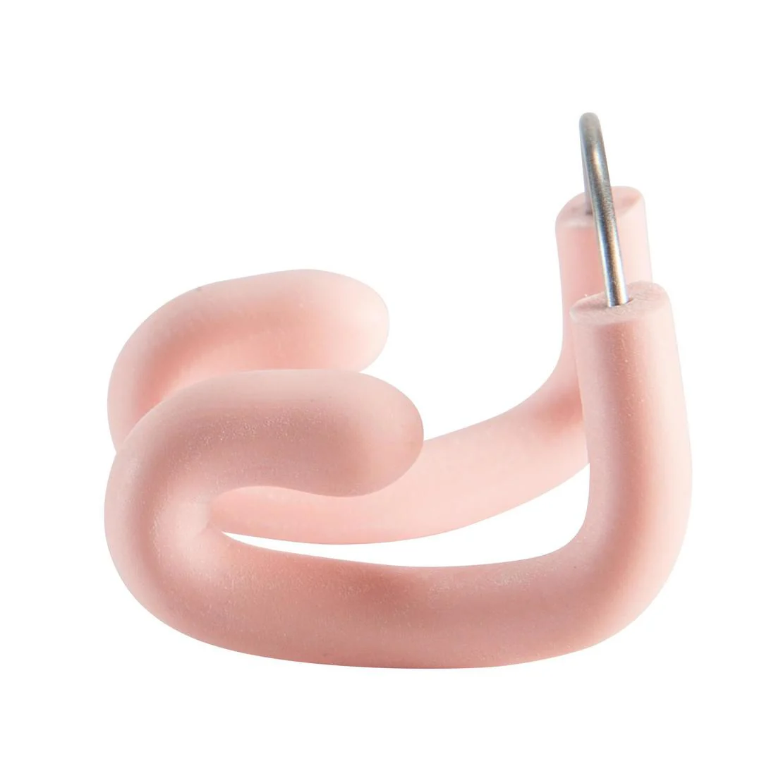 Pinza Nariz Natación Rosa Pastel Acero Inoxidable + Látex Ajustable - Image 4