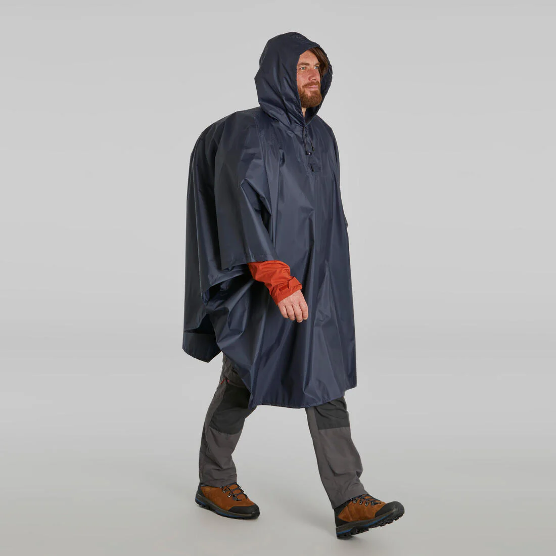 Poncho chubasquero impermeable montaña Adulto Forclaz Trek 100 - Image 3