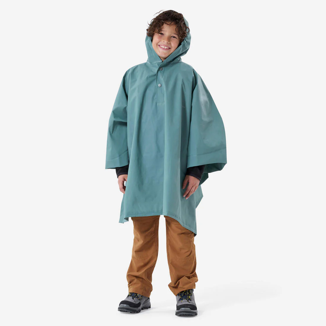 Poncho impermeable de montaña y trekking Niños Quechua 10L