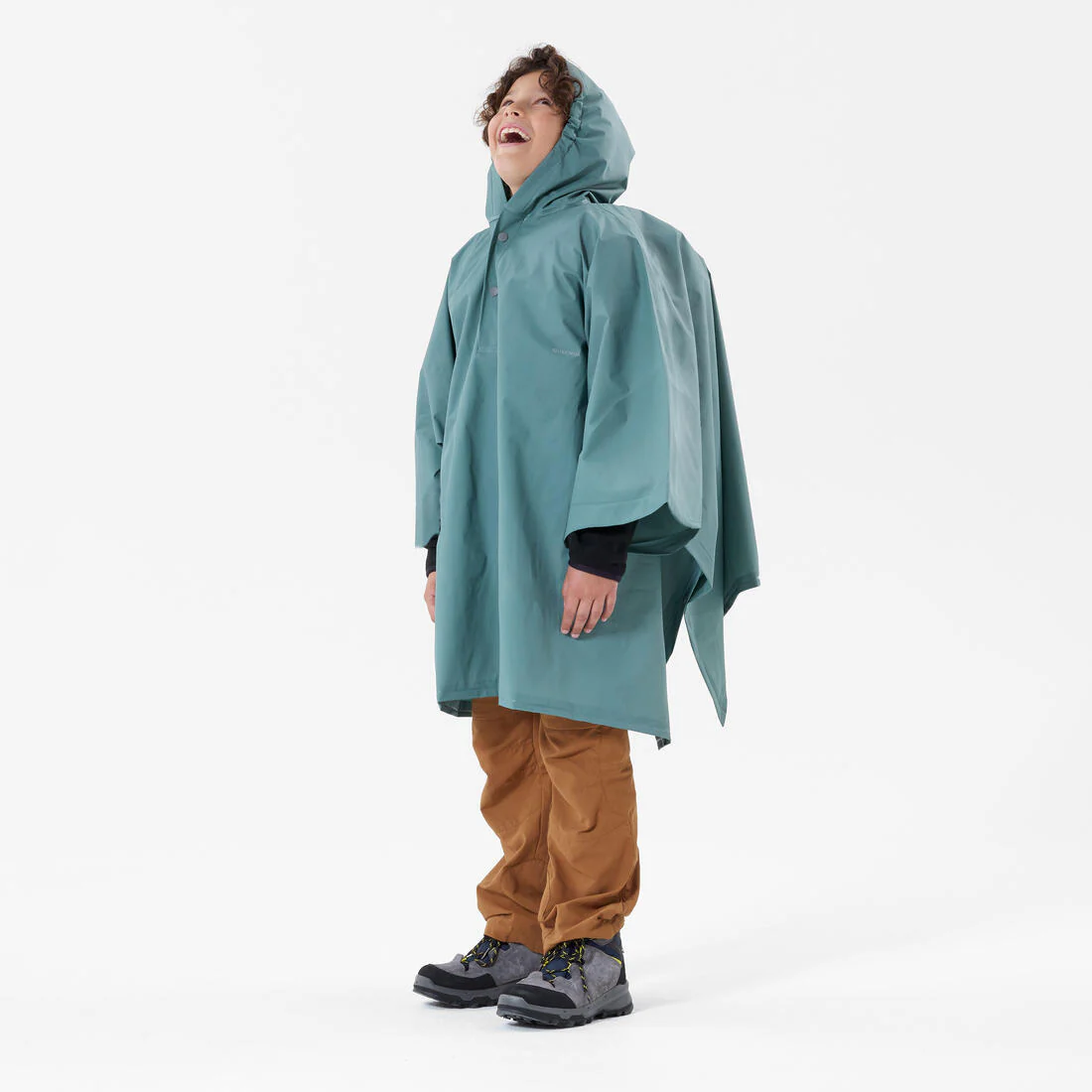 Poncho impermeable de montaña y trekking Niños Quechua 10L - Image 3