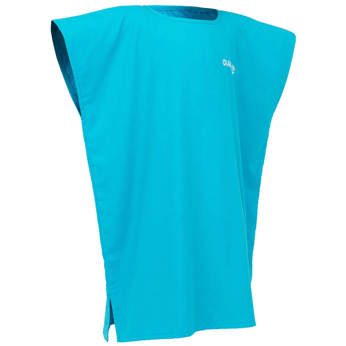 Poncho Surf  Olaian 100 Niños Azul (2 Tallas) Algodón - Image 2