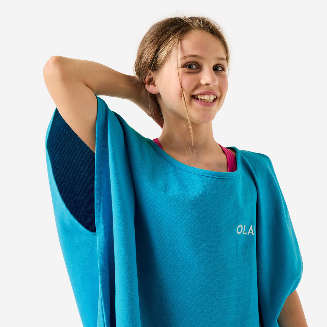 Poncho Surf  Olaian 100 Niños Azul (2 Tallas) Algodón - Image 8