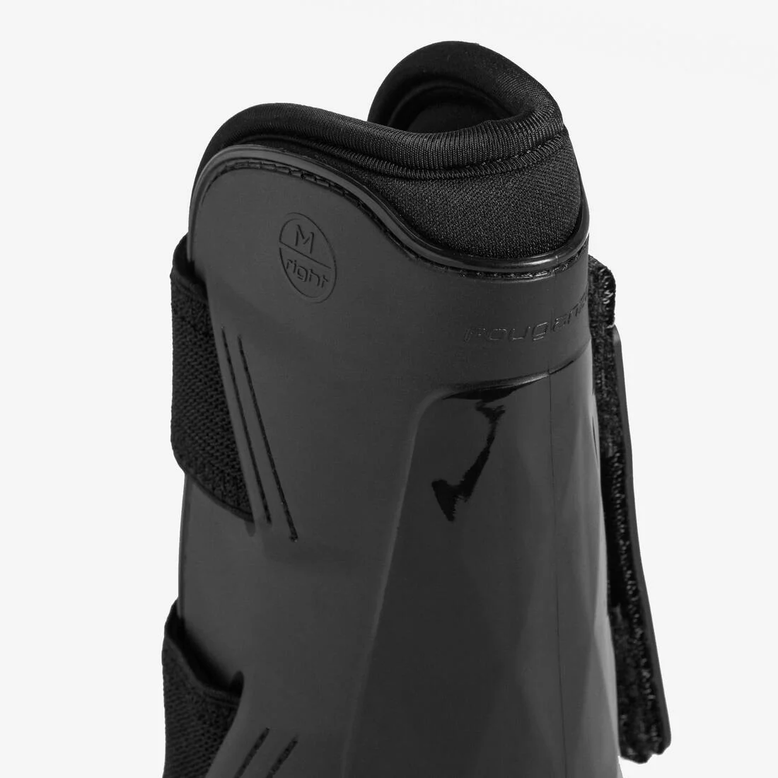 Protectores Equitación Fouganza 500 Jumping Caballo Negro Abiertos - Image 4