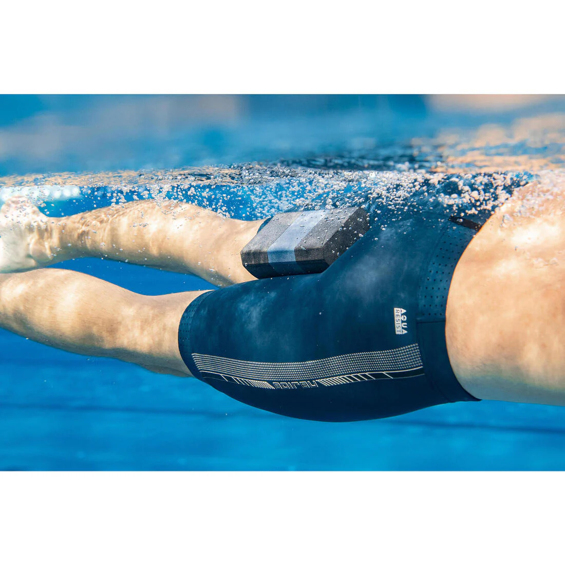 Pullbuoy Natación 500 Negro-Azul Talla L - Image 5