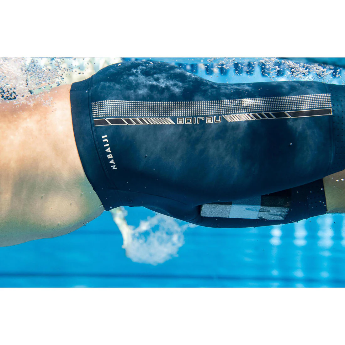 Pullbuoy Natación 500 Negro-Azul Talla L - Image 8