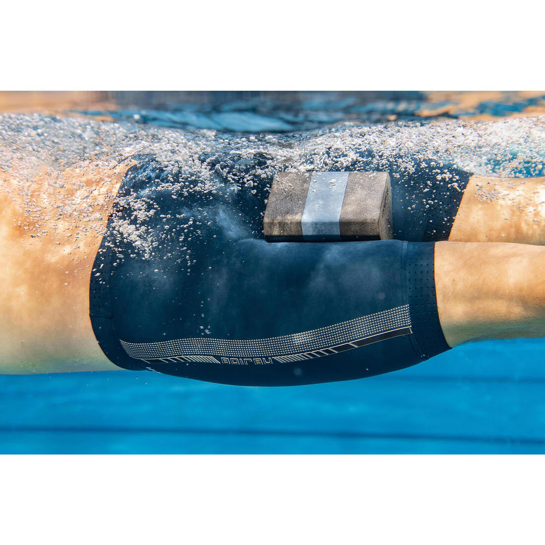 Pullbuoy Natación 500 Negro-Azul Talla L - Image 9