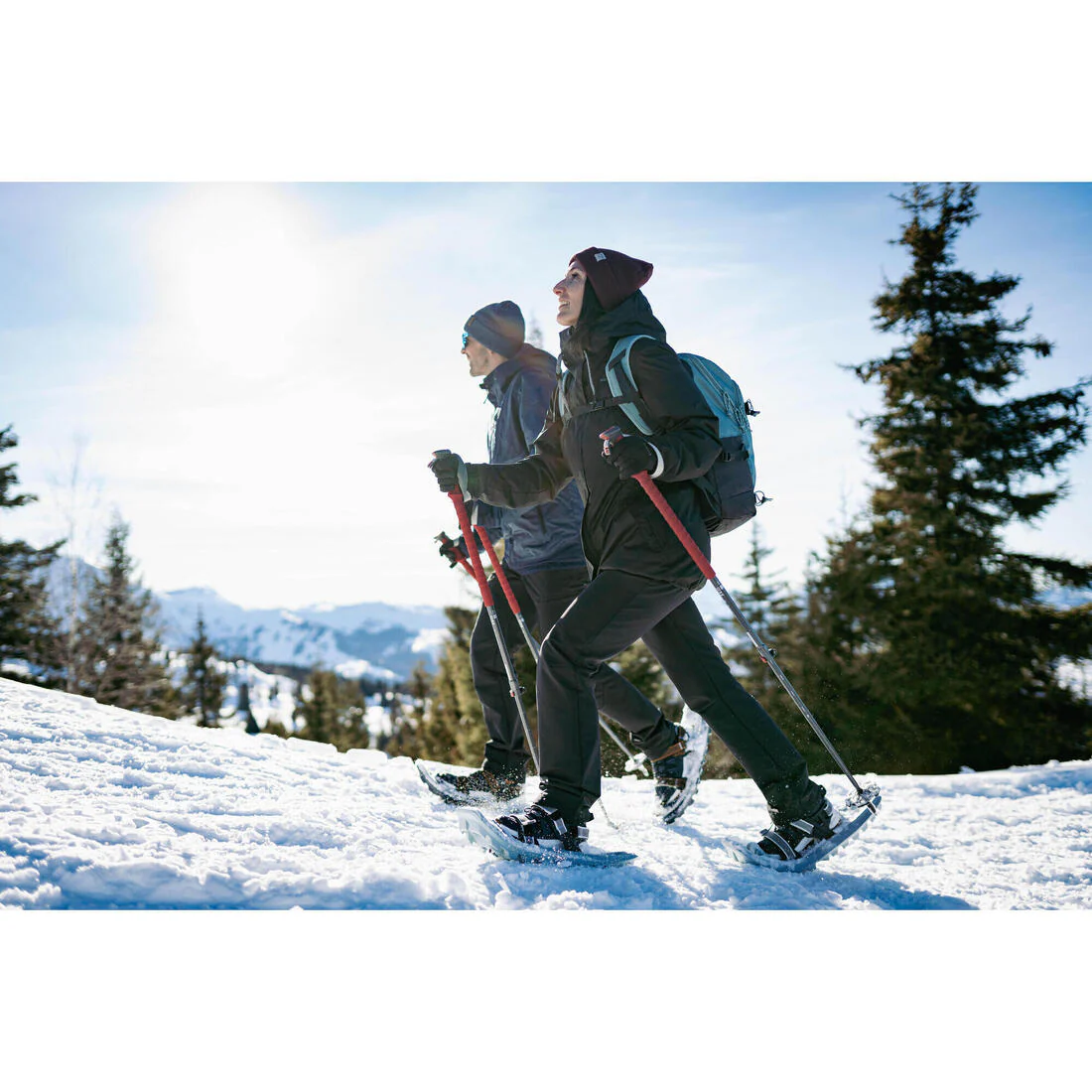 Raquetas de nieve tamiz mediano Hombre talla 40-48 Quechua SH100 Easy - Image 14