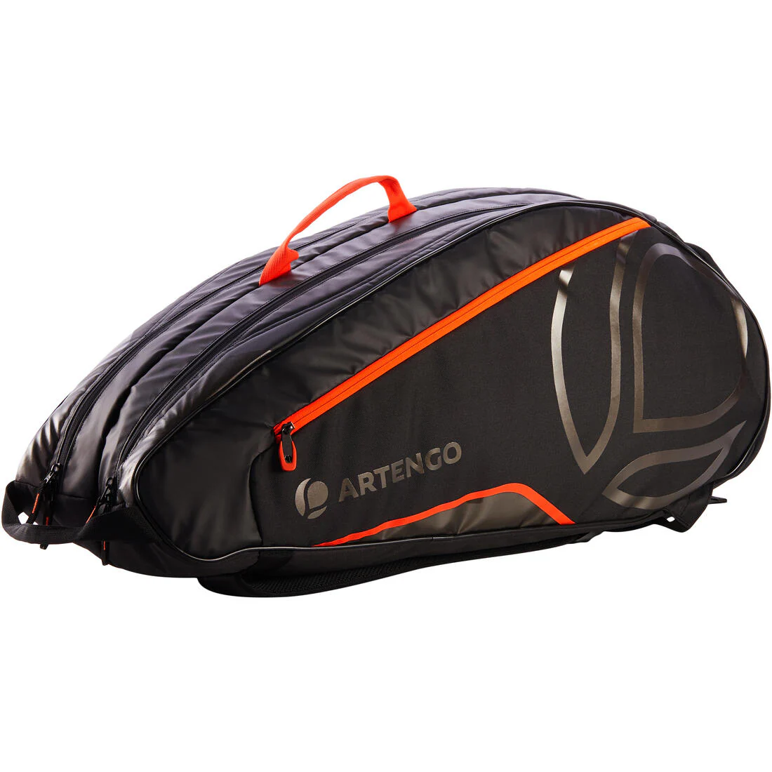 Raquetero Tenis Artengo 530 L negro naranja