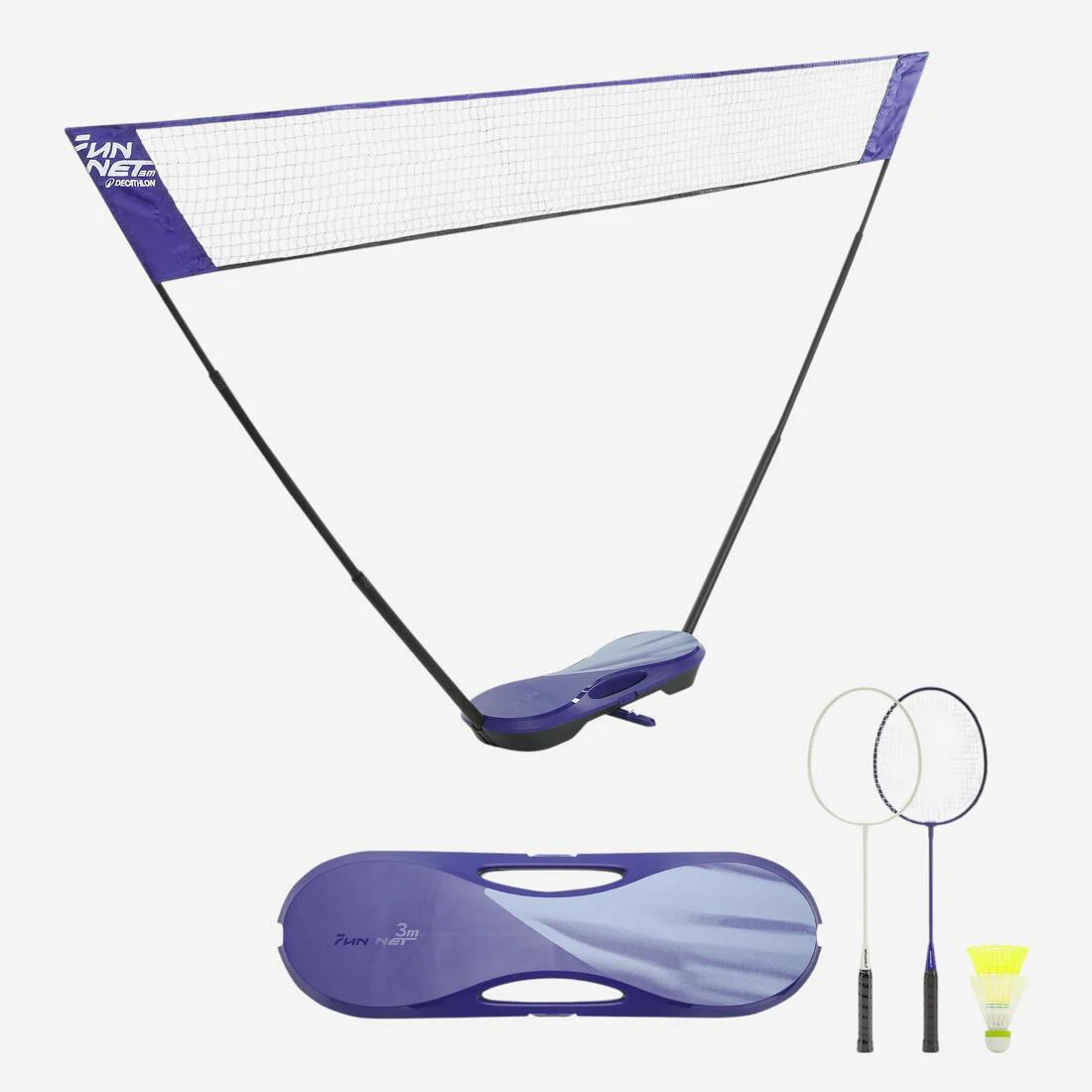 RED DE BÁDMINTON Fun Set 3 metros Azul real - Image 16