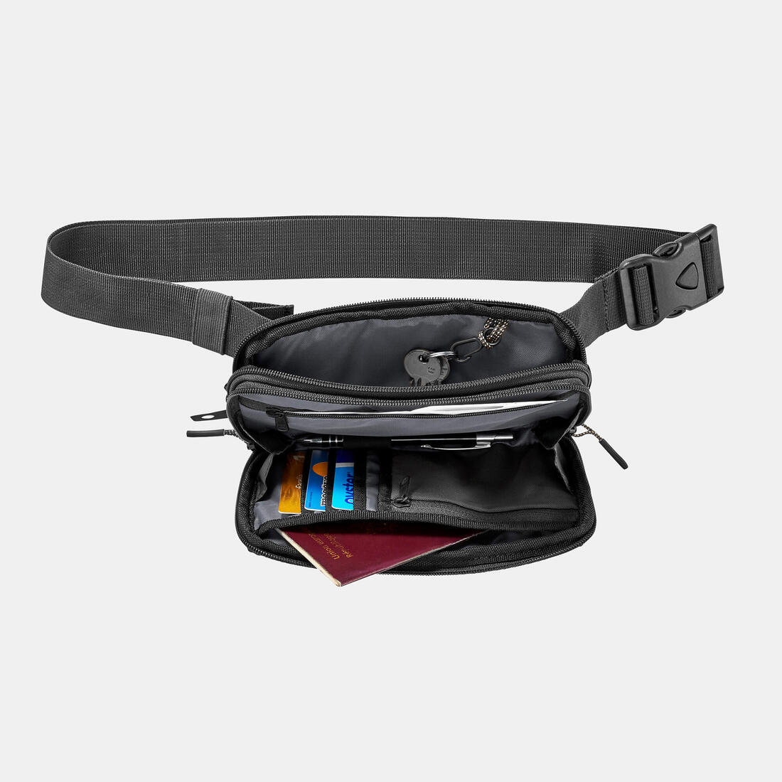 Riñonera cartera de montaña y trekking grande Forclaz Organizer XL - Image 3