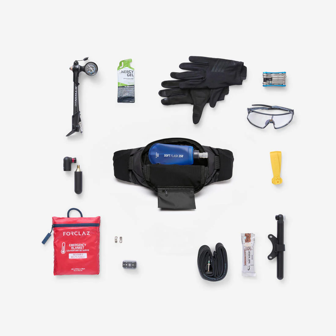 Riñonera Hidratación MTB Feel Negro 2 l/0,25 l Agua - Image 3