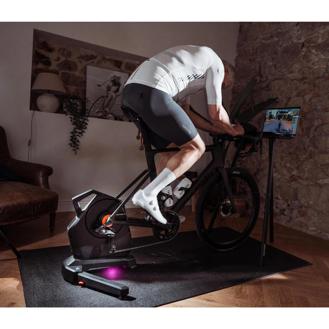 Rodillo Bicicleta RCR Transmisión Directa + Zwift Cog & Click - Image 14