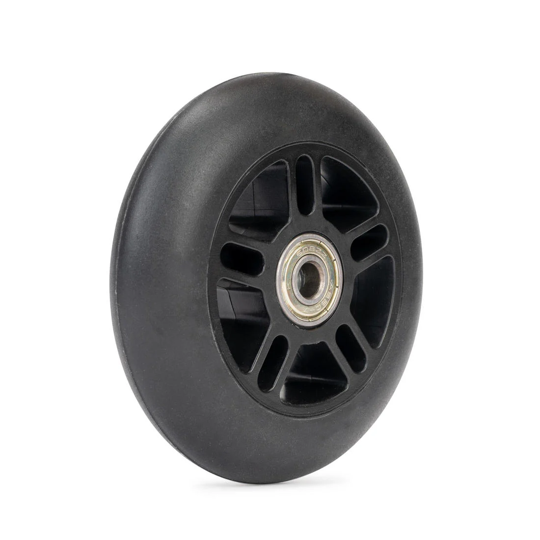 RUEDA DE PATINETE 100 MM NEGRO CON RODAMIENTOS - Image 2
