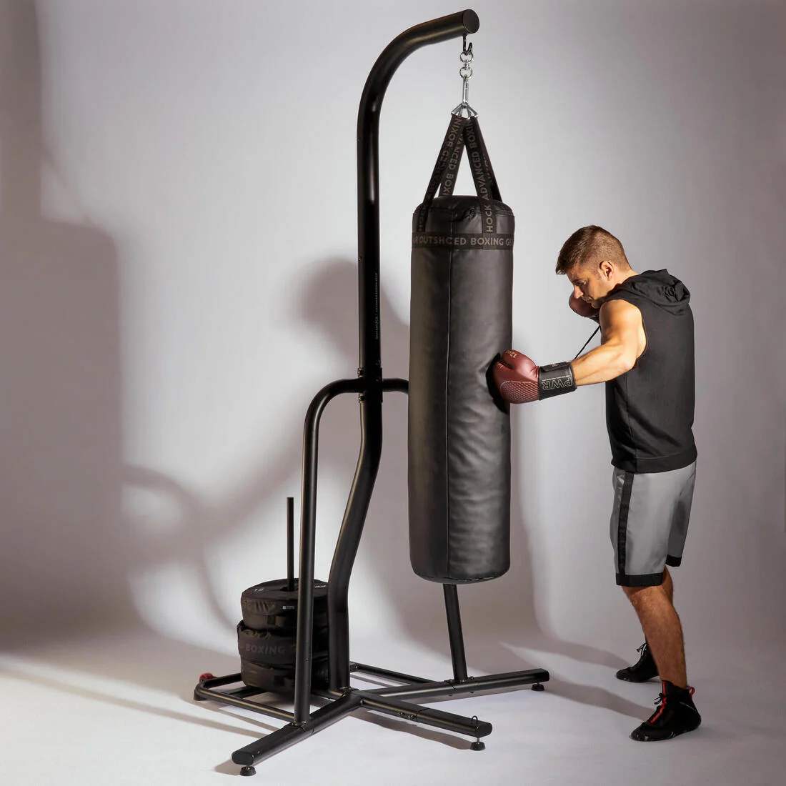 Saco de boxeo kick boxing Outshock 500 negro - Image 3