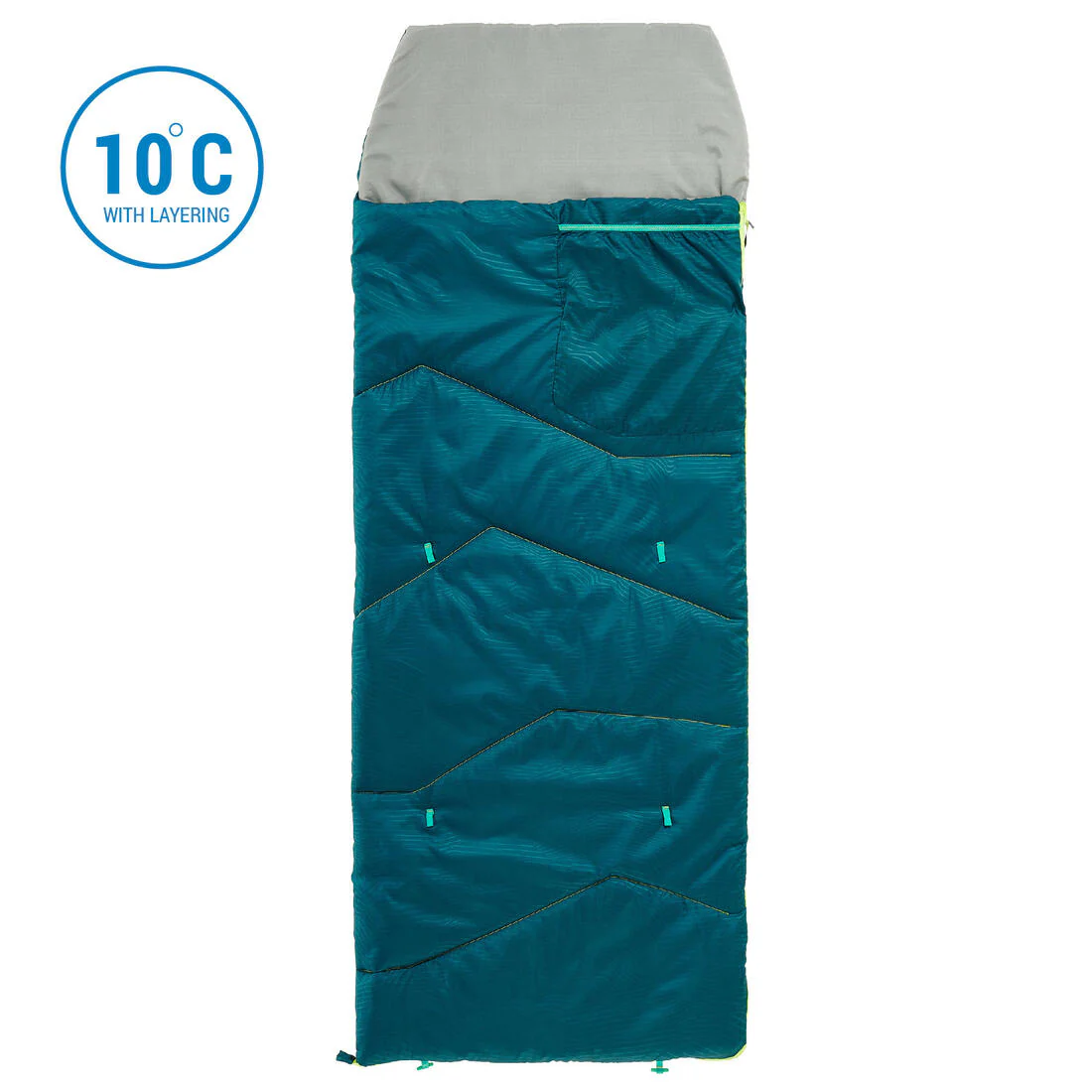 Saco de dormir 10ºC niños 115-155 cm Quechua MH100 - Image 3