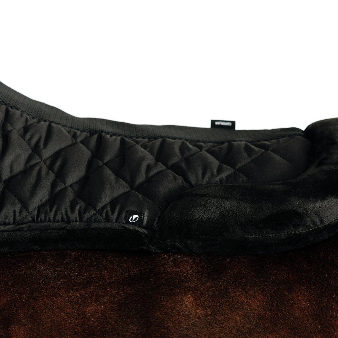 Salvacruces Equitación 500 Negro Borreguito Sintético Caballo/Poni - Image 4