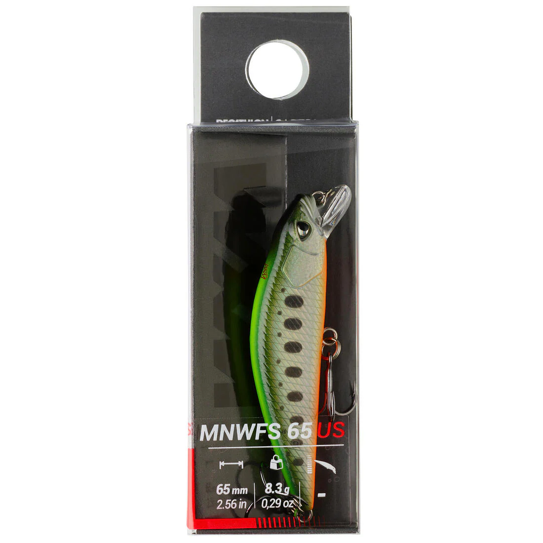 Señuelo de Pesca Spinning Minnow Trucha Wxm Mnwfs 65 US Yamame Fluorescente - Image 4