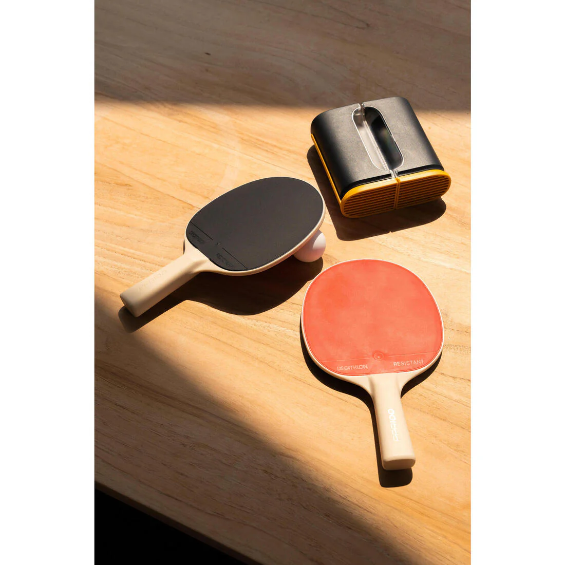 Set red de ping-pong Rollnet para superficies pequeñas + 2 raquetas PPR100 + 2 pelotas - Image 11