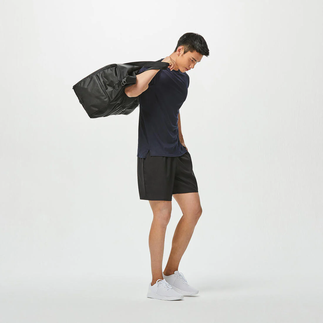 Pantalón corto fitness Hombre Domyos FST 100 negro - Image 5