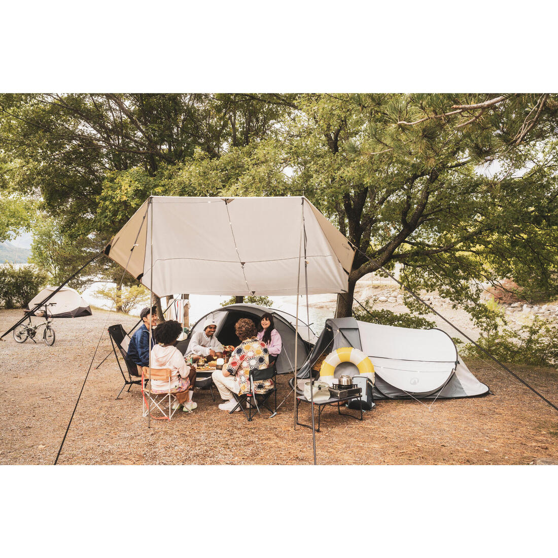 Silla plegable baja de camping Quechua MH100 - Image 19