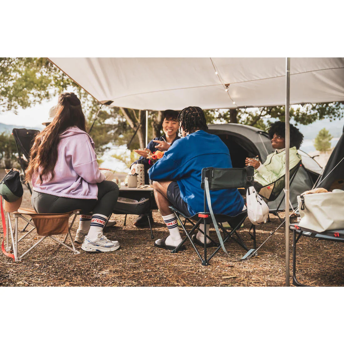 Silla plegable baja de camping Quechua MH100 - Image 21