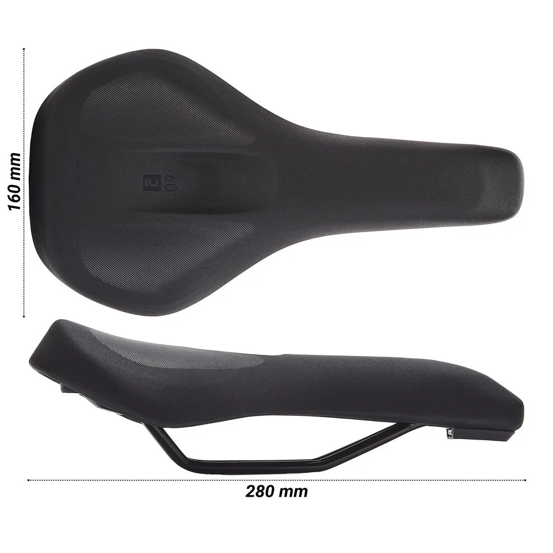 Sillín Bicicleta Trekking/Ciudad 60° SD Memory Foam - Image 3