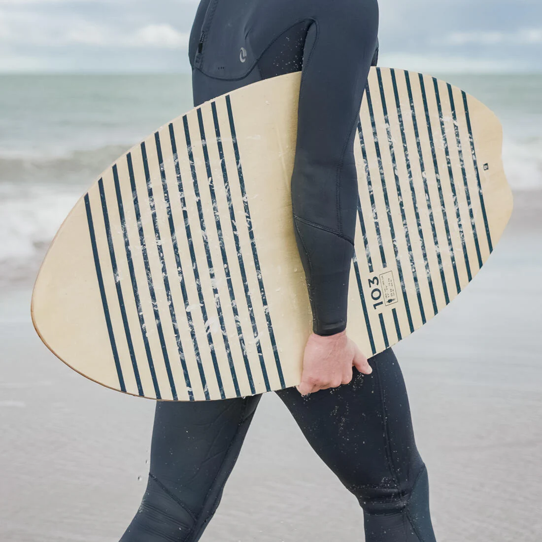 Skimboard 100 Adulto Madera - Image 12